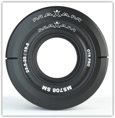 29.5-25 Maxam MS708 Smooth (25-25) Non-Aperture Solid Tire V53140