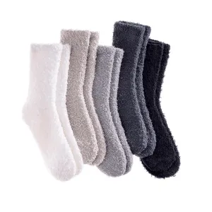 5 Pack Plush Warm Winter Socks – Cozy Comfort for Cold Days