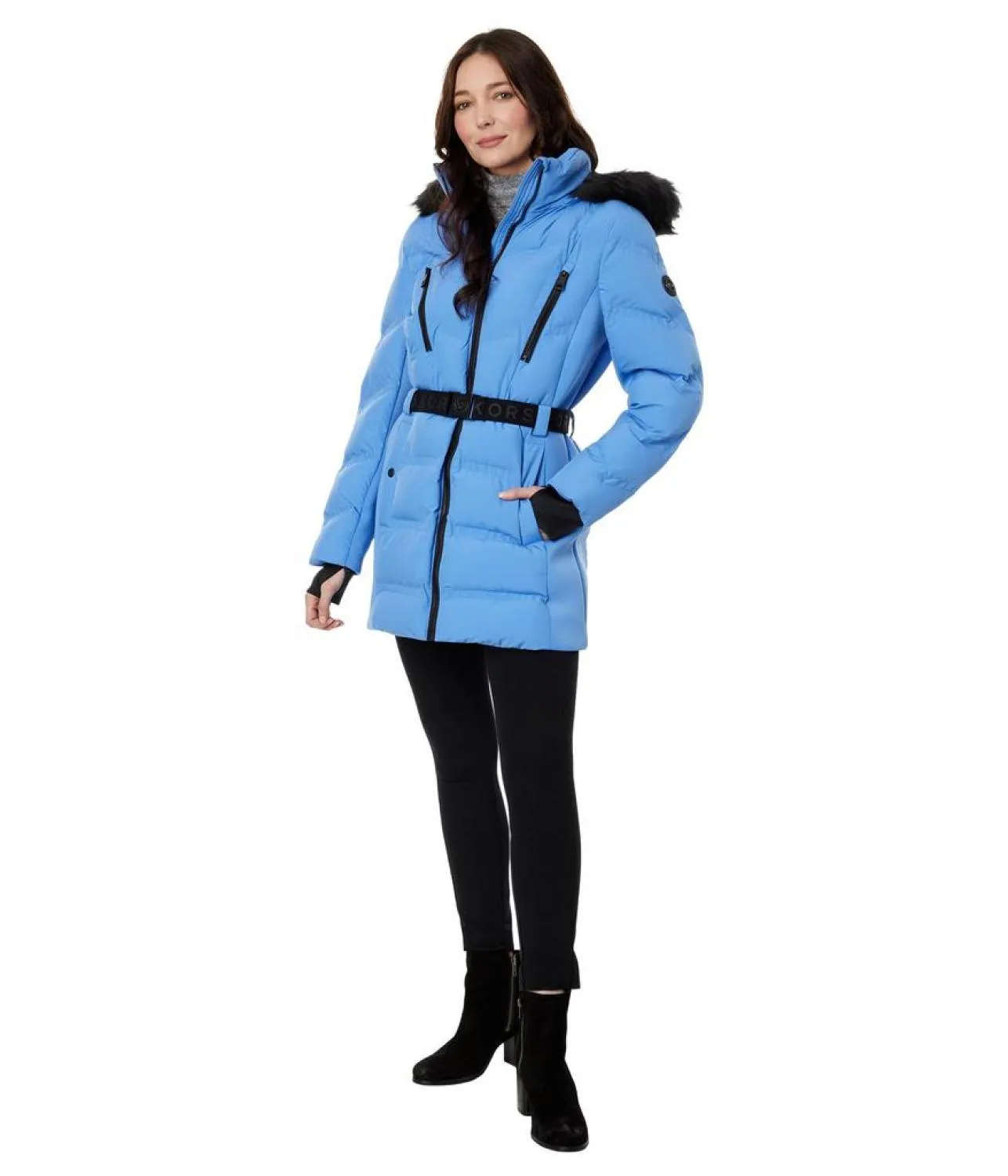 Active Coat with Contrast Zips A422727C