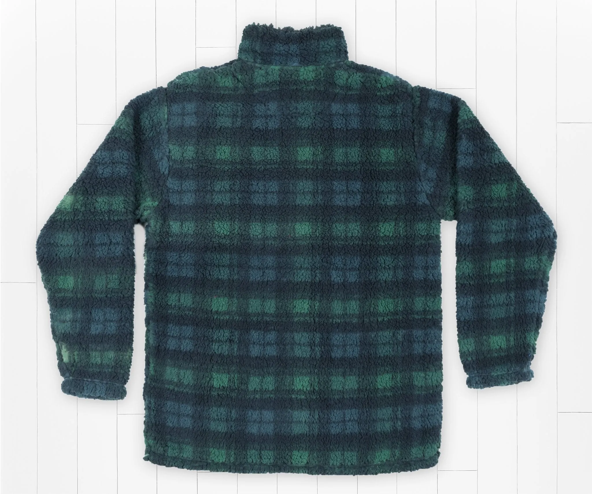 Andover Plaid Sherpa Pullover