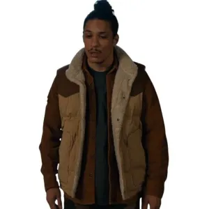 Anthracite Jaro Gatsi Shearling Puffer Vest