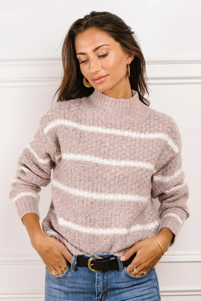 Ashlyn Mock Neck Sweater-FINAL SALE