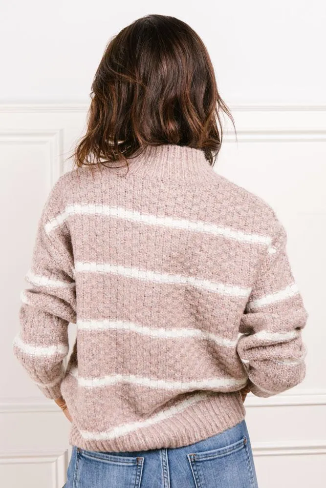 Ashlyn Mock Neck Sweater-FINAL SALE