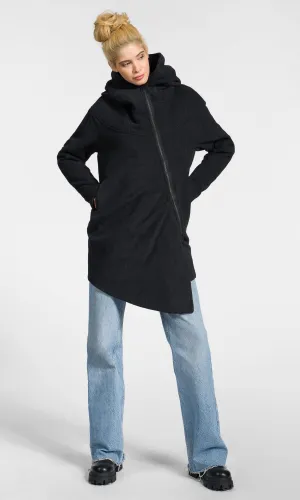 Asymmetric Padded Coat