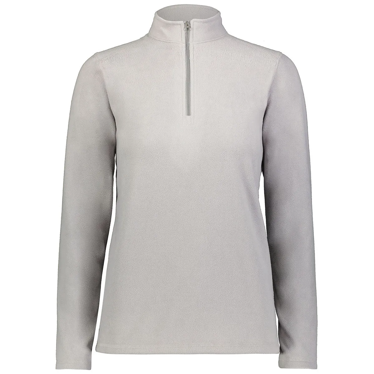 Augusta Sportswear Women's Athletic Grey Micro-Lite Fleece 1/4 Zip Pullover