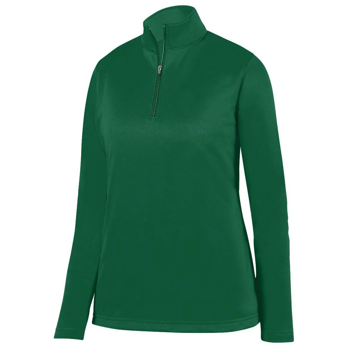 Augusta Women's Dark Green Wicking Fleece Pullover