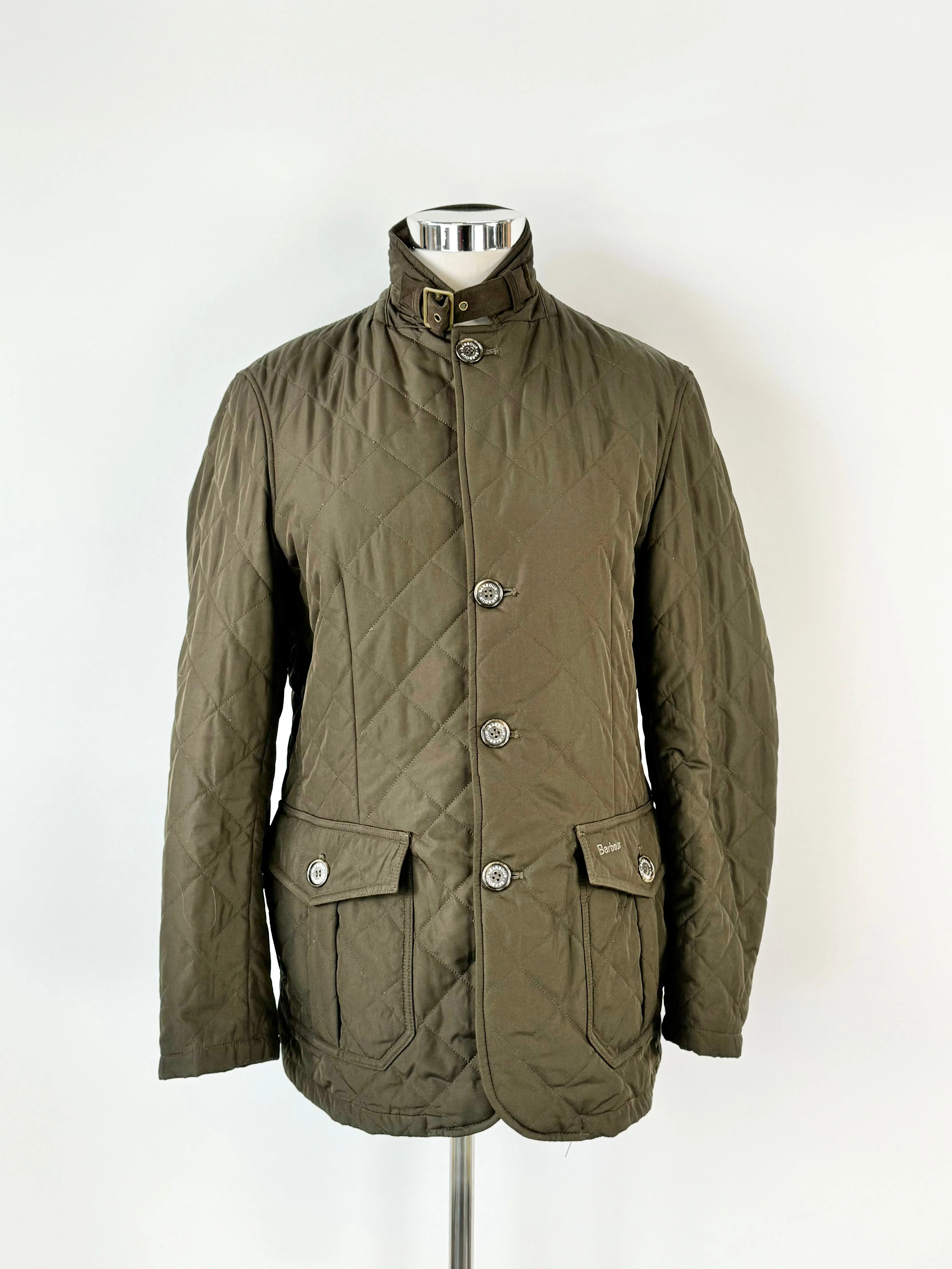 Barbour Deep Green Quilted Jacket - L