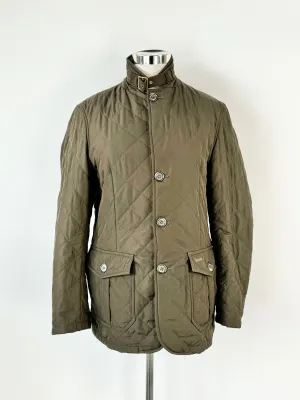 Barbour Deep Green Quilted Jacket - L