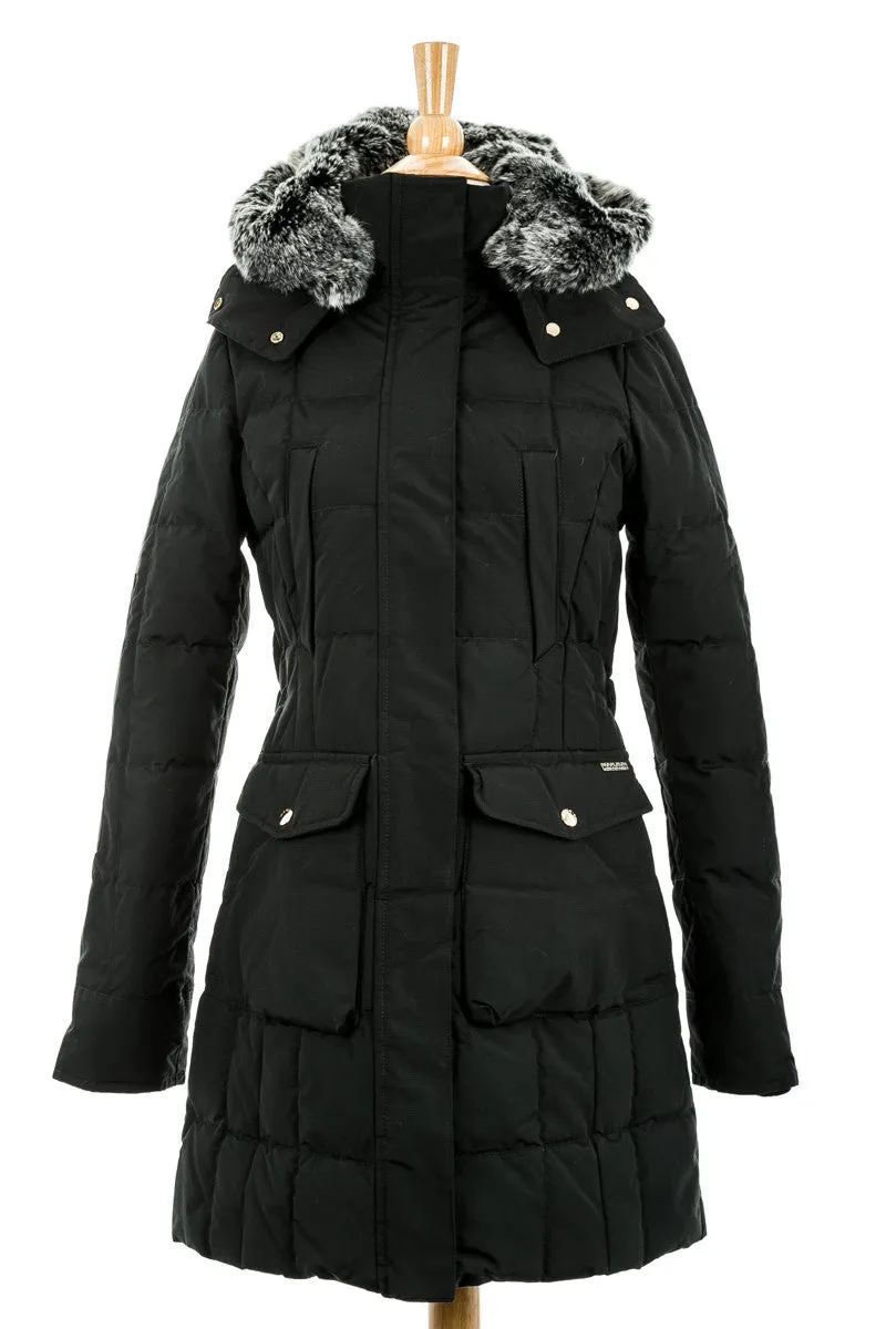 Blizzard Parka with Fur Trim