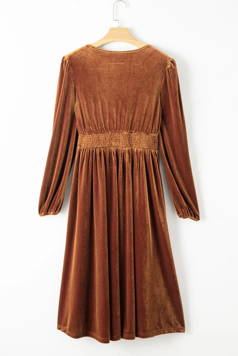 Bohemian Velvet Dress