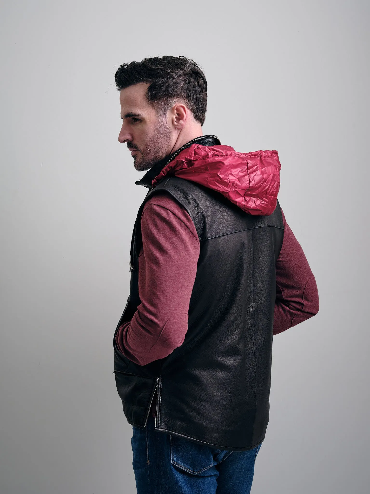 Buckhorn Deerskin Vest