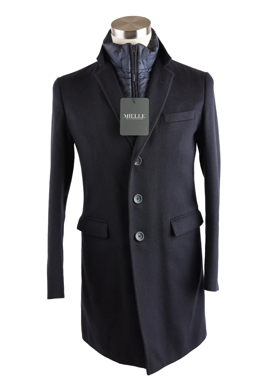 Cashmere Dress Coat W/ Removable Insert