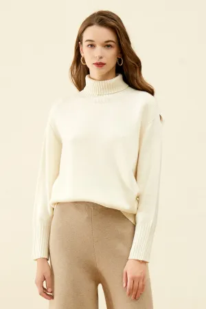 Chantae Turtleneck Merino Wool Sweater