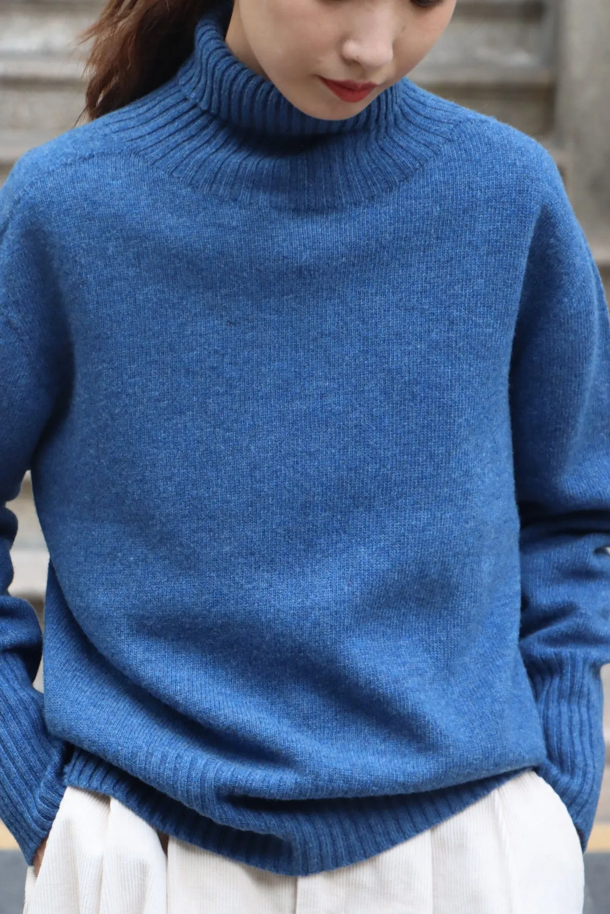 Chantae Turtleneck Merino Wool Sweater