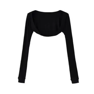 Clare Long Sleeve Crop Cardigan