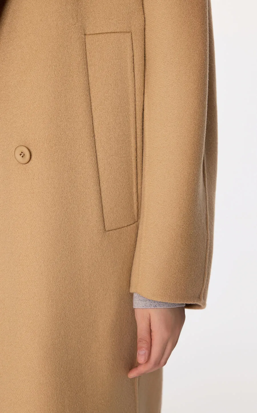 Coat / JNBY Mid-length Wool Coat