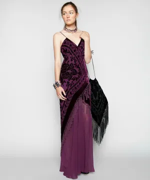 DARK PLUM GUINEVERE DRESS