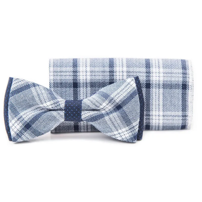 F7 Navy Bowtie & Hanky Set