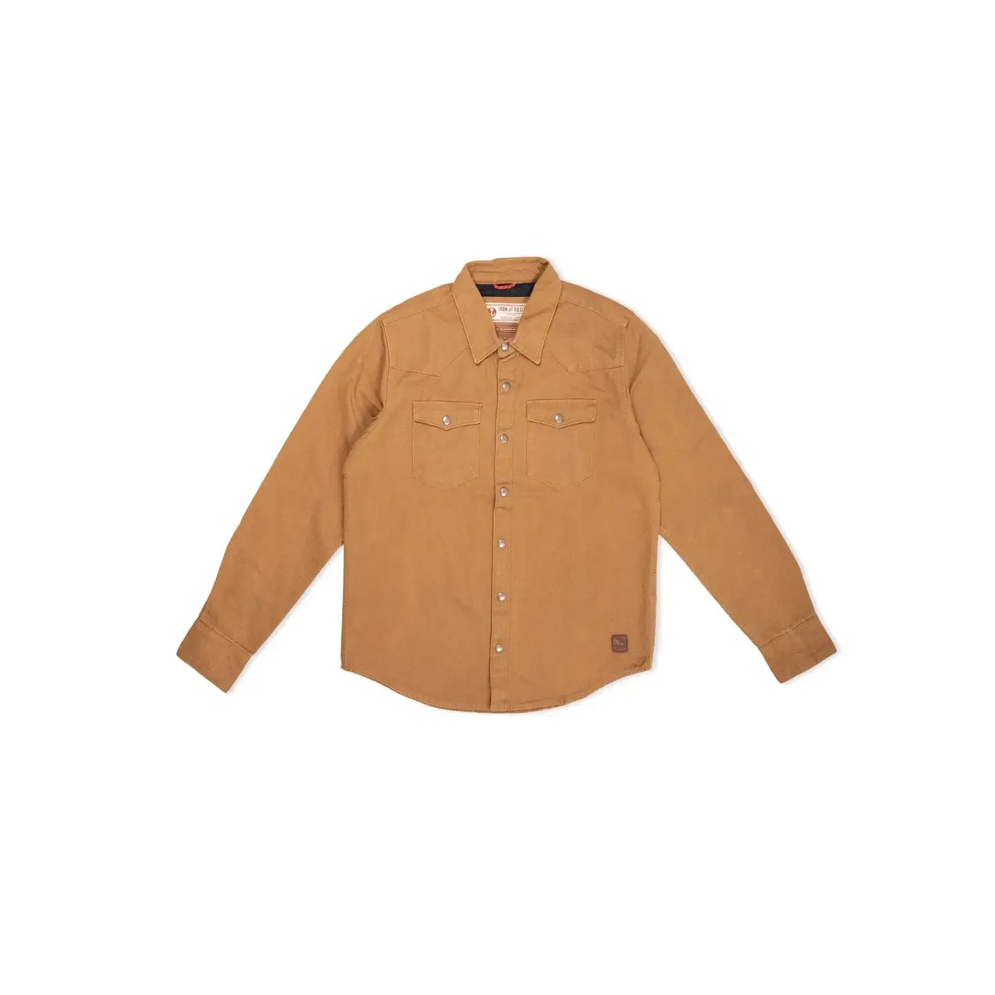 Fenceline Canvas Shirt Jacket in Cognac