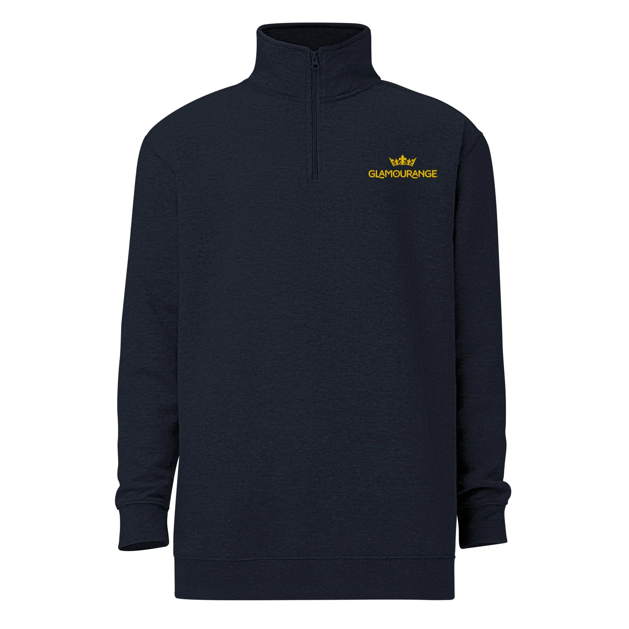 Fleece Pullover Embroidery - Navy (Glamourange Winter Embroidery Fleece Pullover Collection)