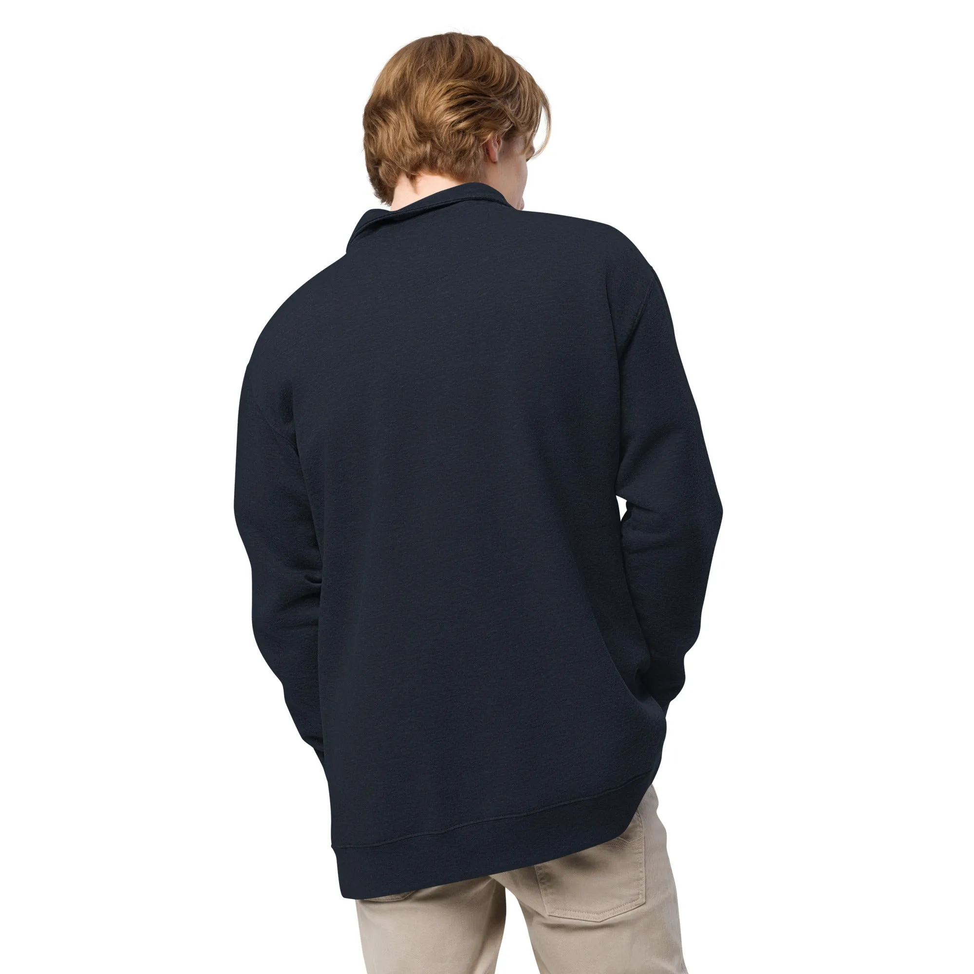 Fleece Pullover Embroidery - Navy (Glamourange Winter Embroidery Fleece Pullover Collection)