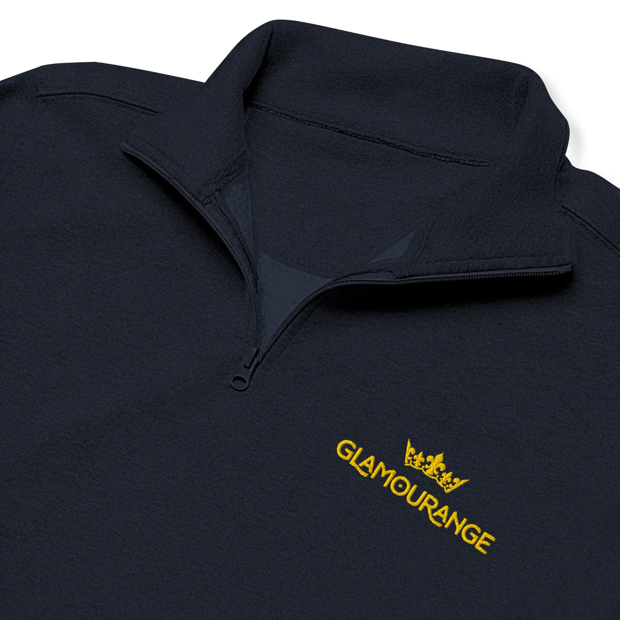 Fleece Pullover Embroidery - Navy (Glamourange Winter Embroidery Fleece Pullover Collection)