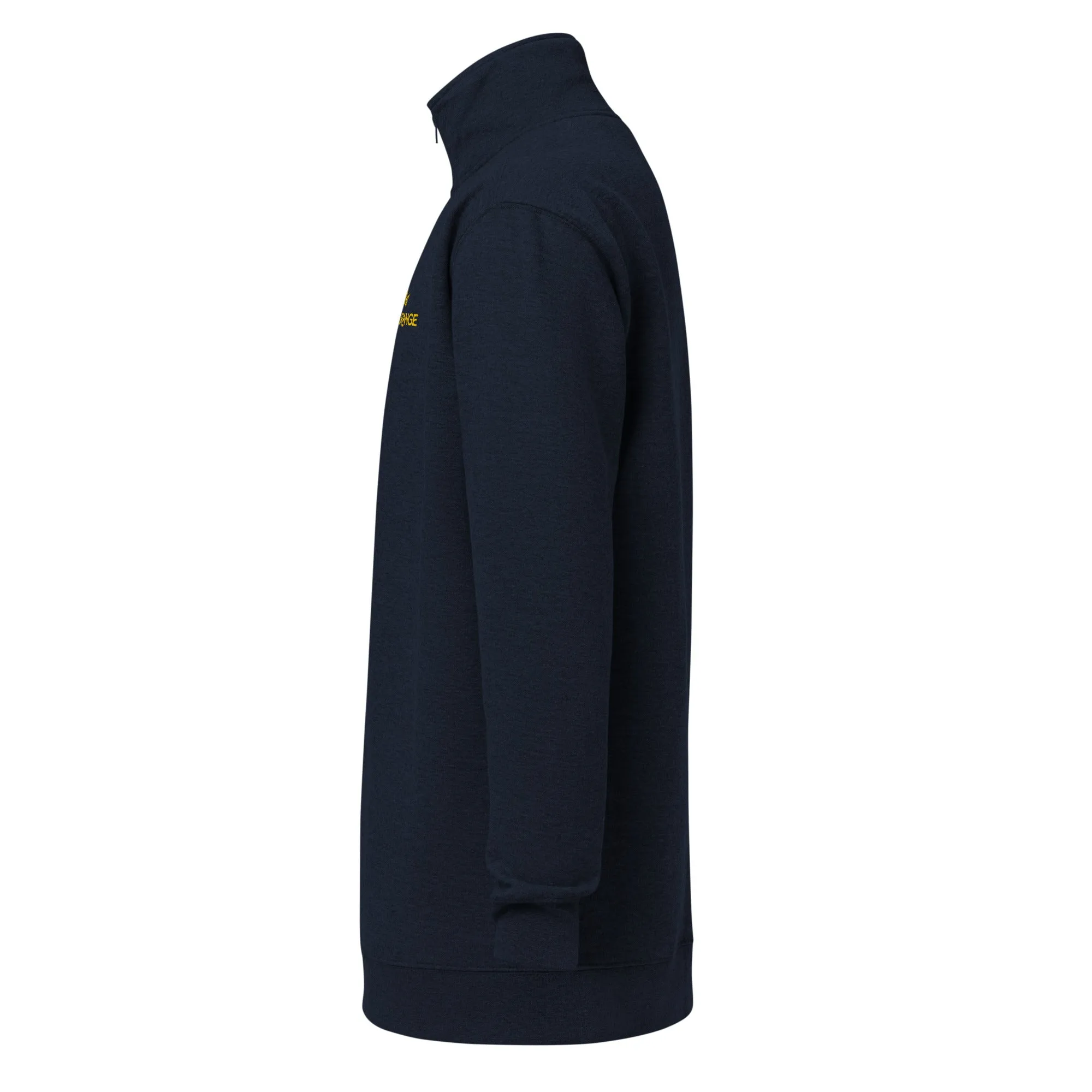 Fleece Pullover Embroidery - Navy (Glamourange Winter Embroidery Fleece Pullover Collection)