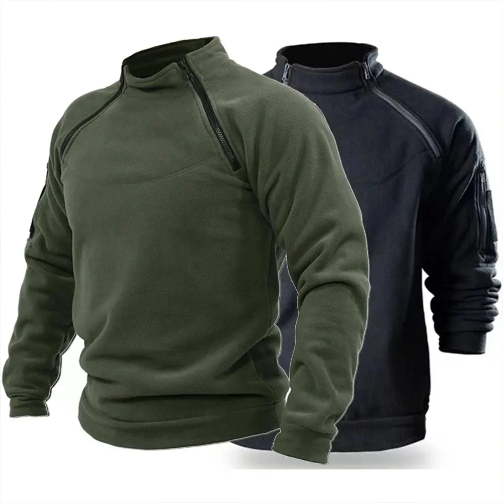 Funki Buys | Sweaters | Men's Stand Collar Mock Neck Pullovers