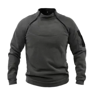 Funki Buys | Sweaters | Men's Stand Collar Mock Neck Pullovers