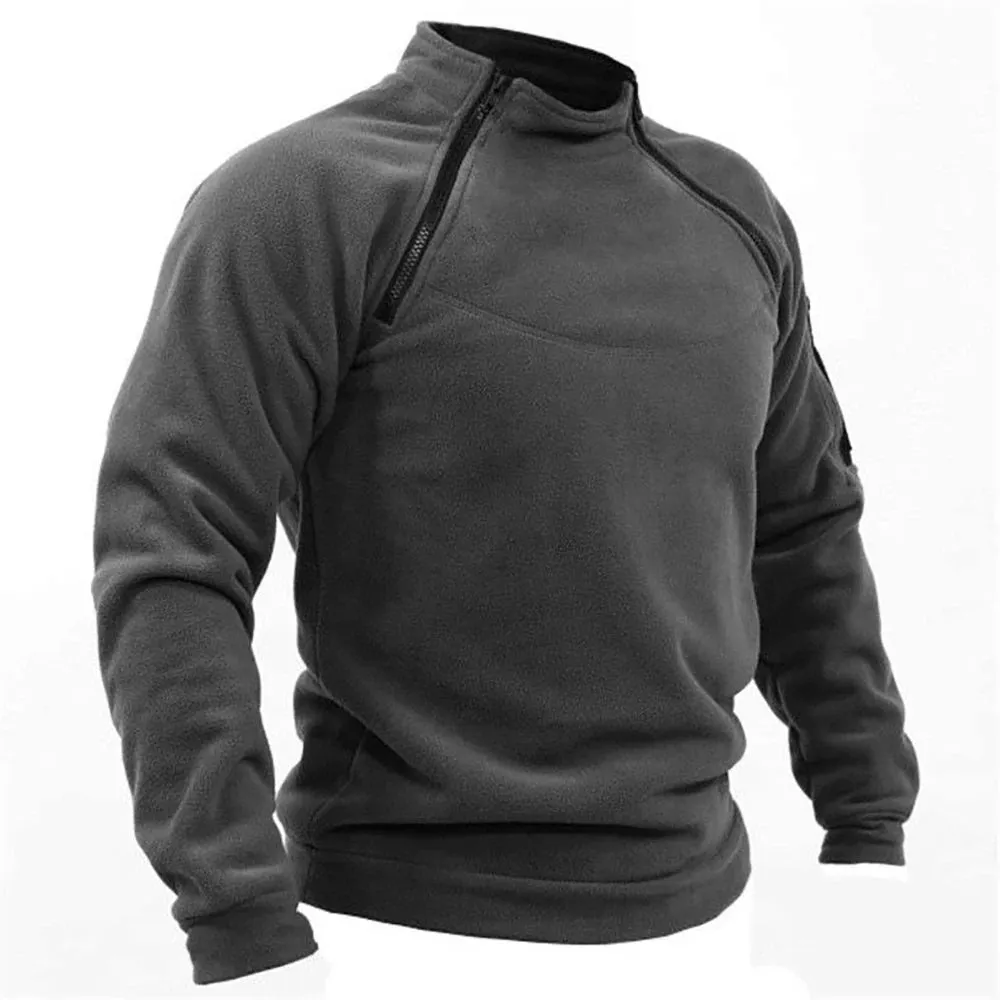 Funki Buys | Sweaters | Men's Stand Collar Mock Neck Pullovers