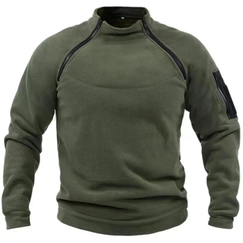 Funki Buys | Sweaters | Men's Stand Collar Mock Neck Pullovers