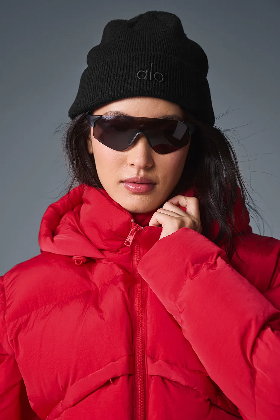 Glacier Puffer - Bold Red