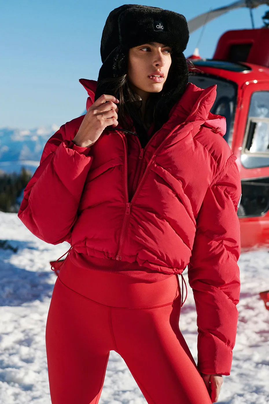 Glacier Puffer - Bold Red