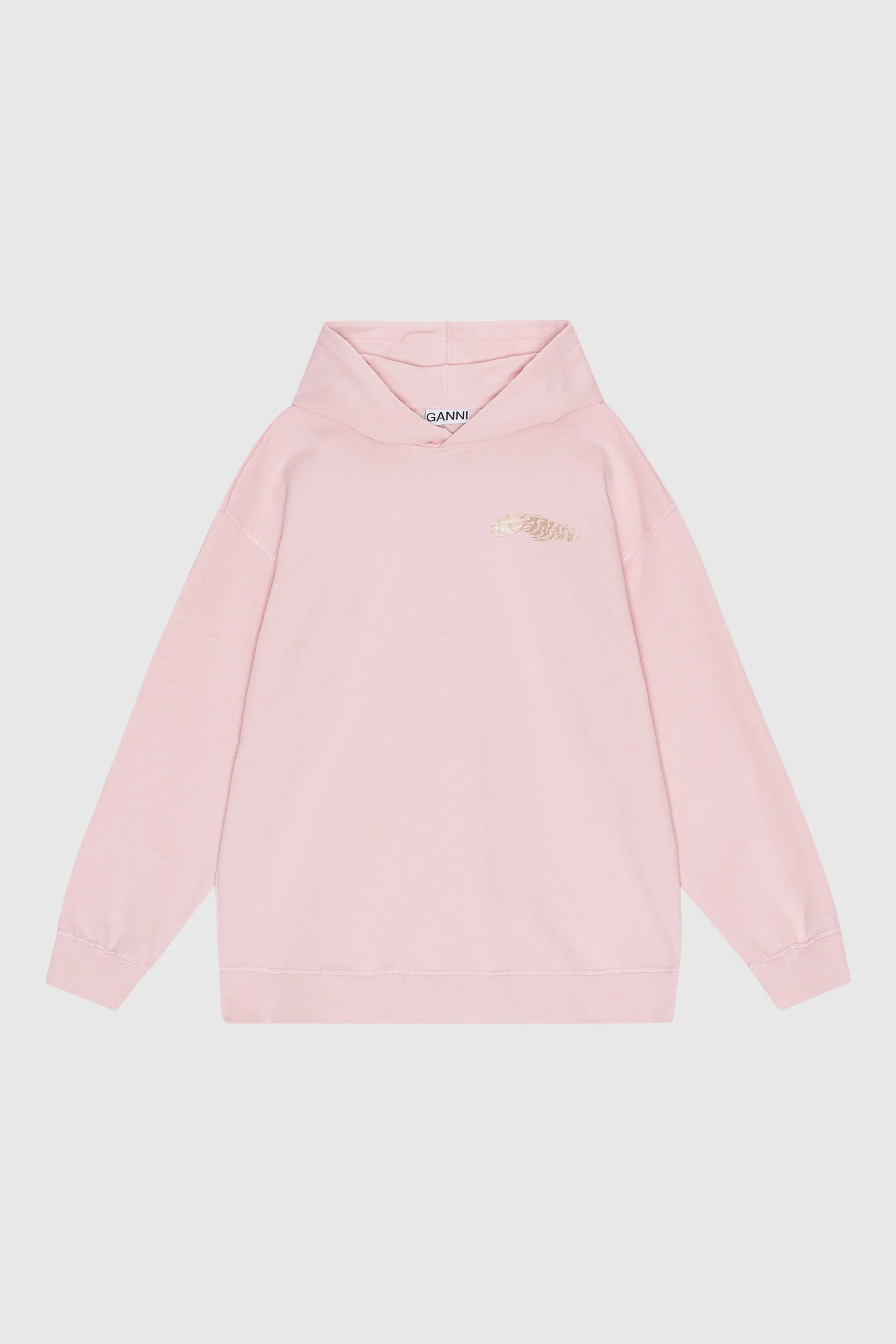 Isoli Ganni Oversized Hoodie - Chalk Pink