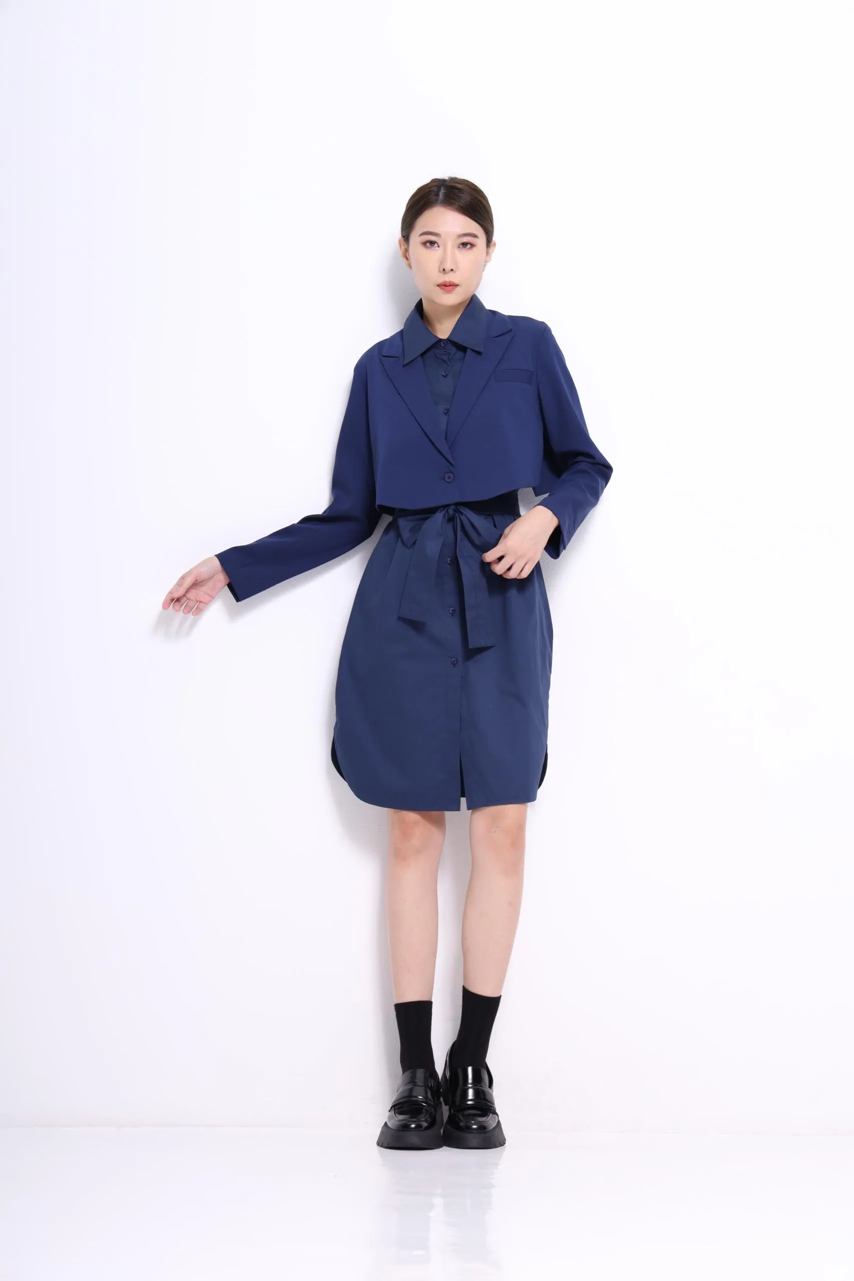 Jeon 2-Piece Trench Dress