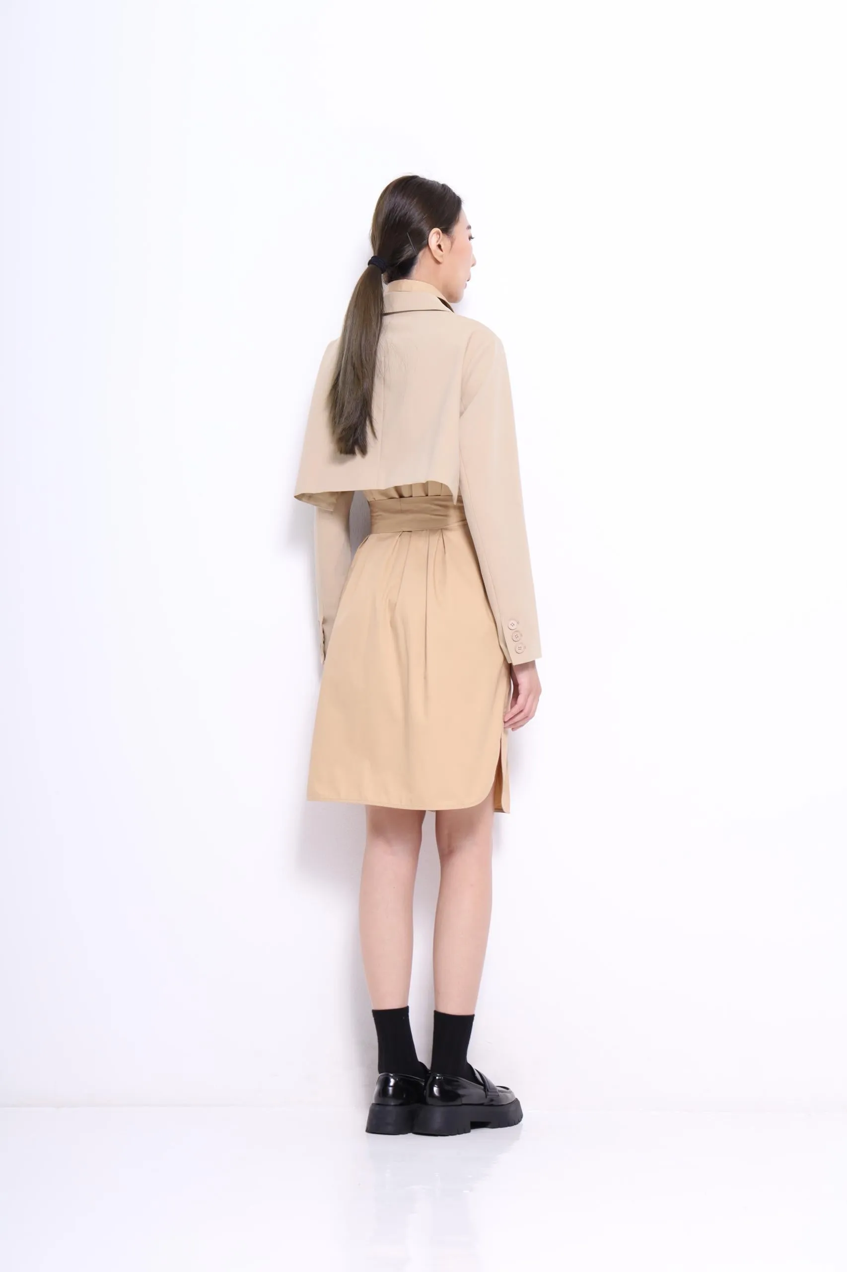 Jeon 2-Piece Trench Dress