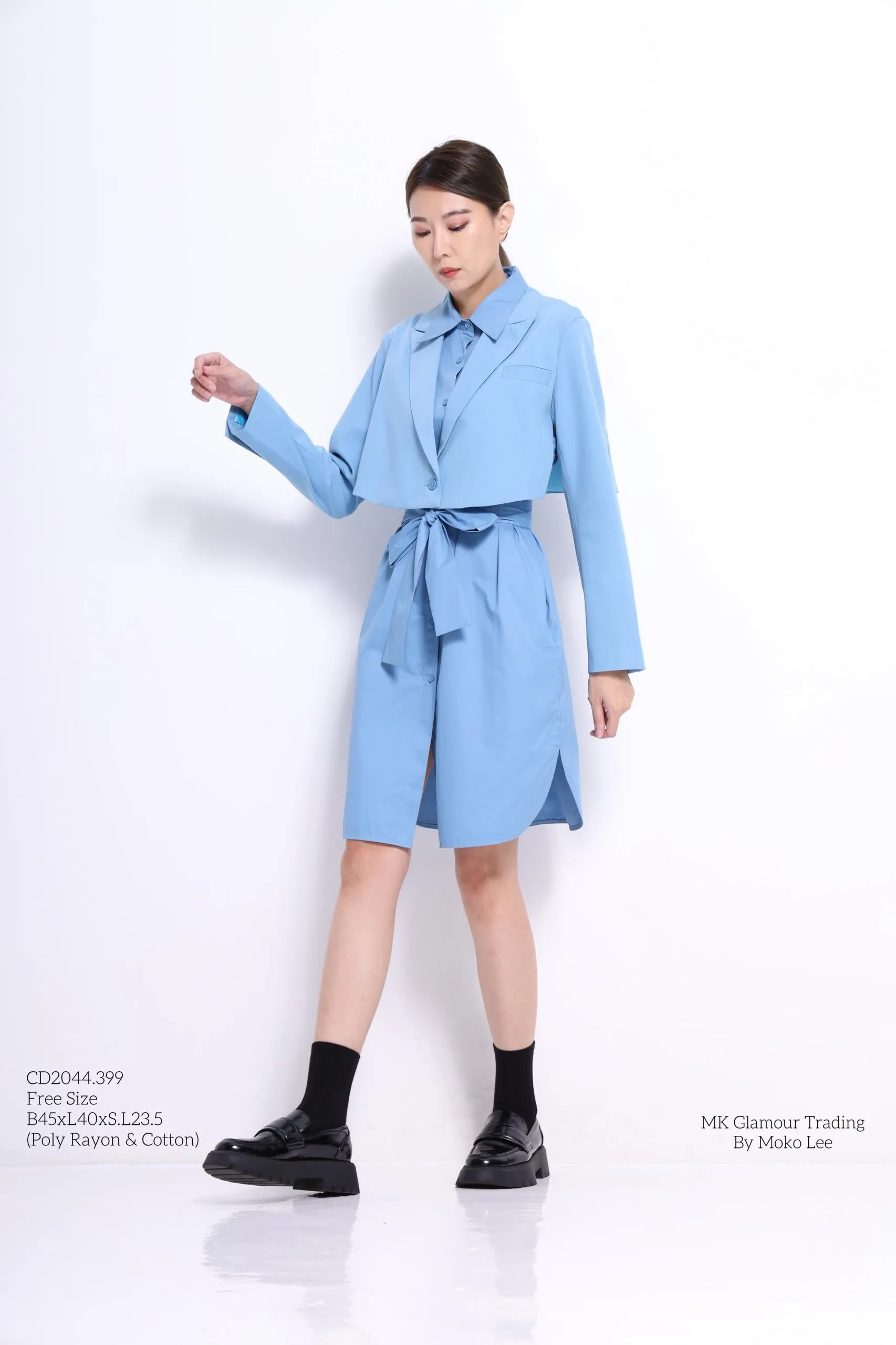 Jeon 2-Piece Trench Dress