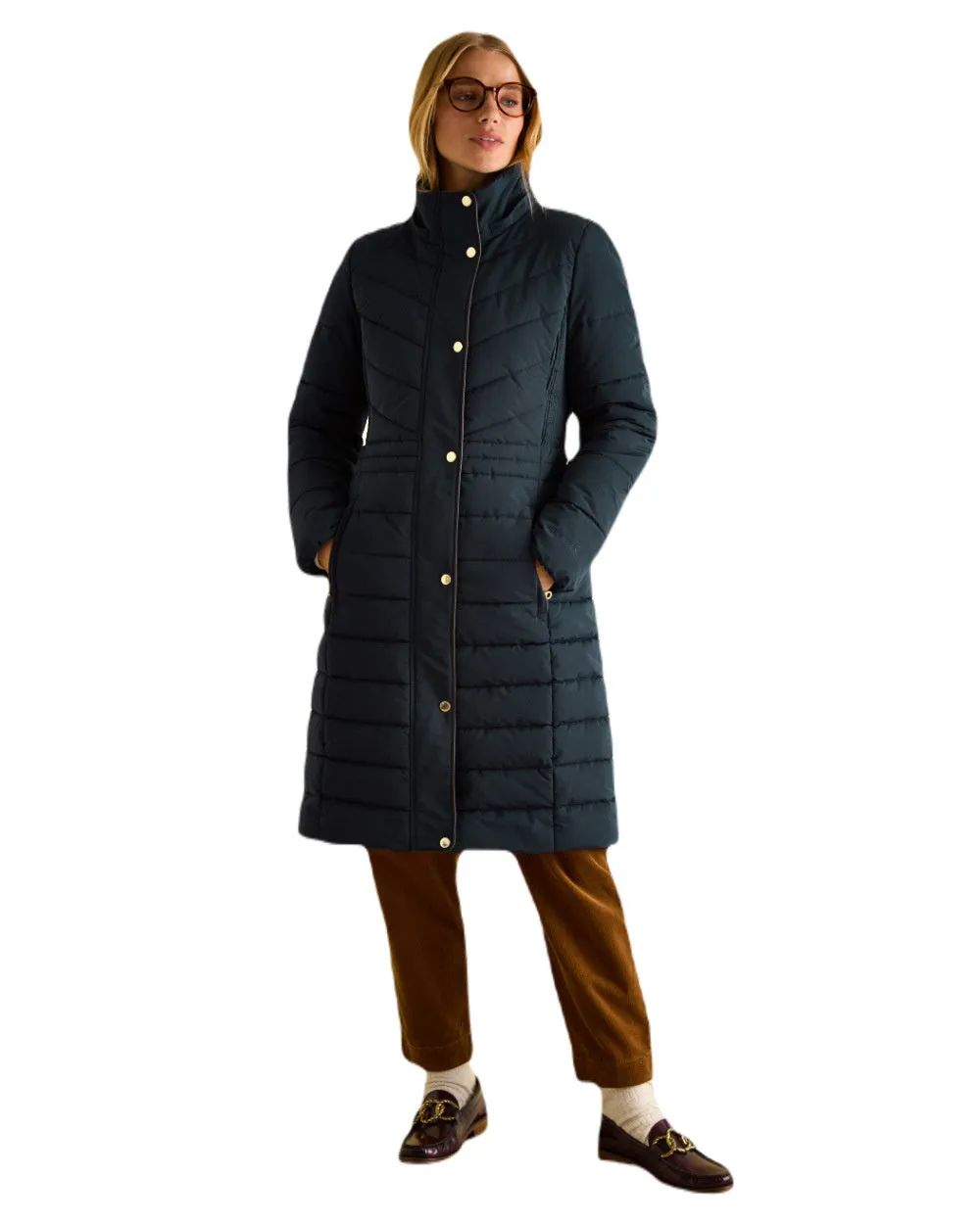 Joules Cherington Showerproof Longline Padded Coat