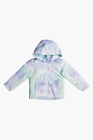 Kids Ski Jacket Roxy Snowy Tale Fair Aqua