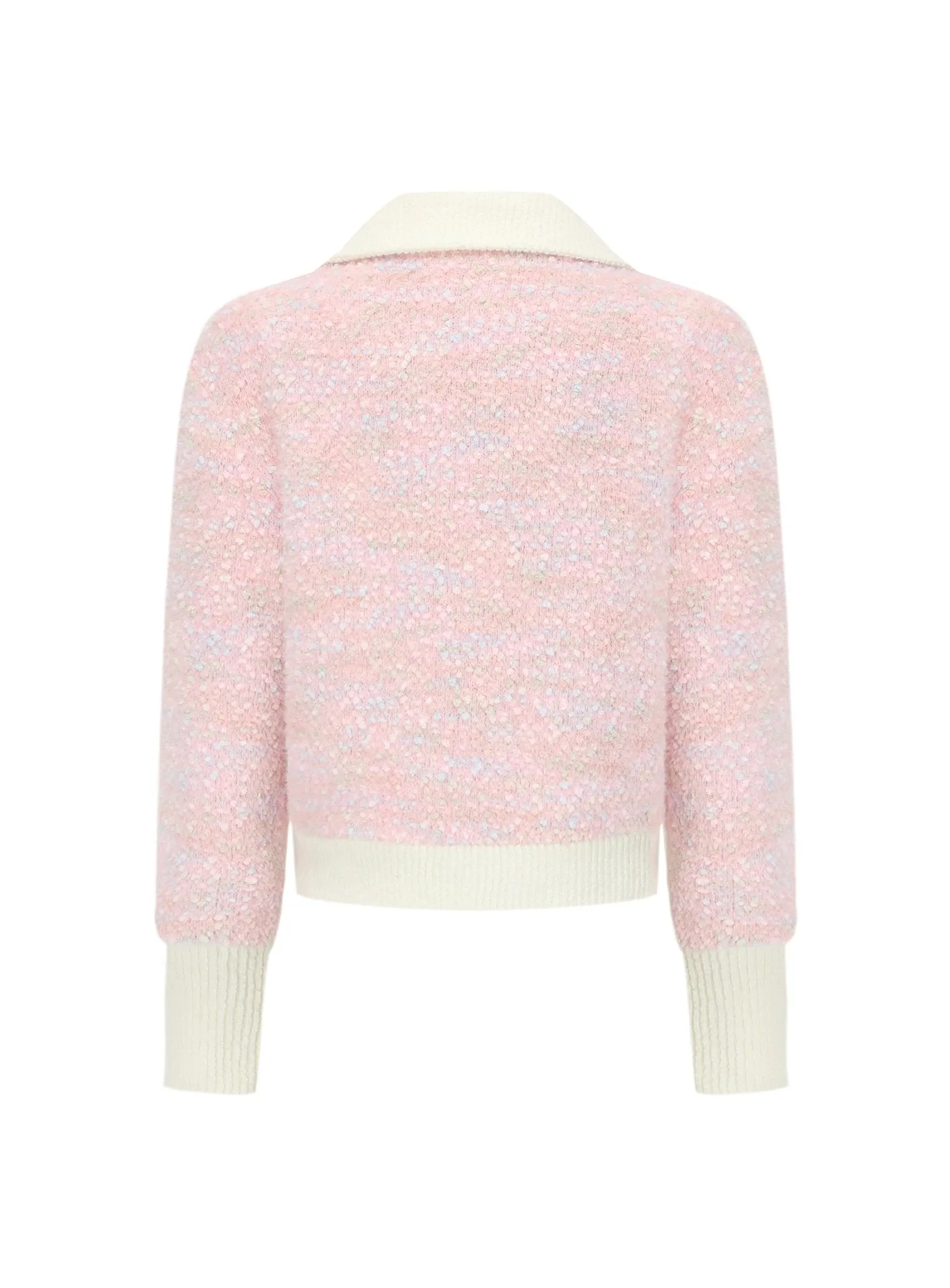 Knitted Cardigan in Pink