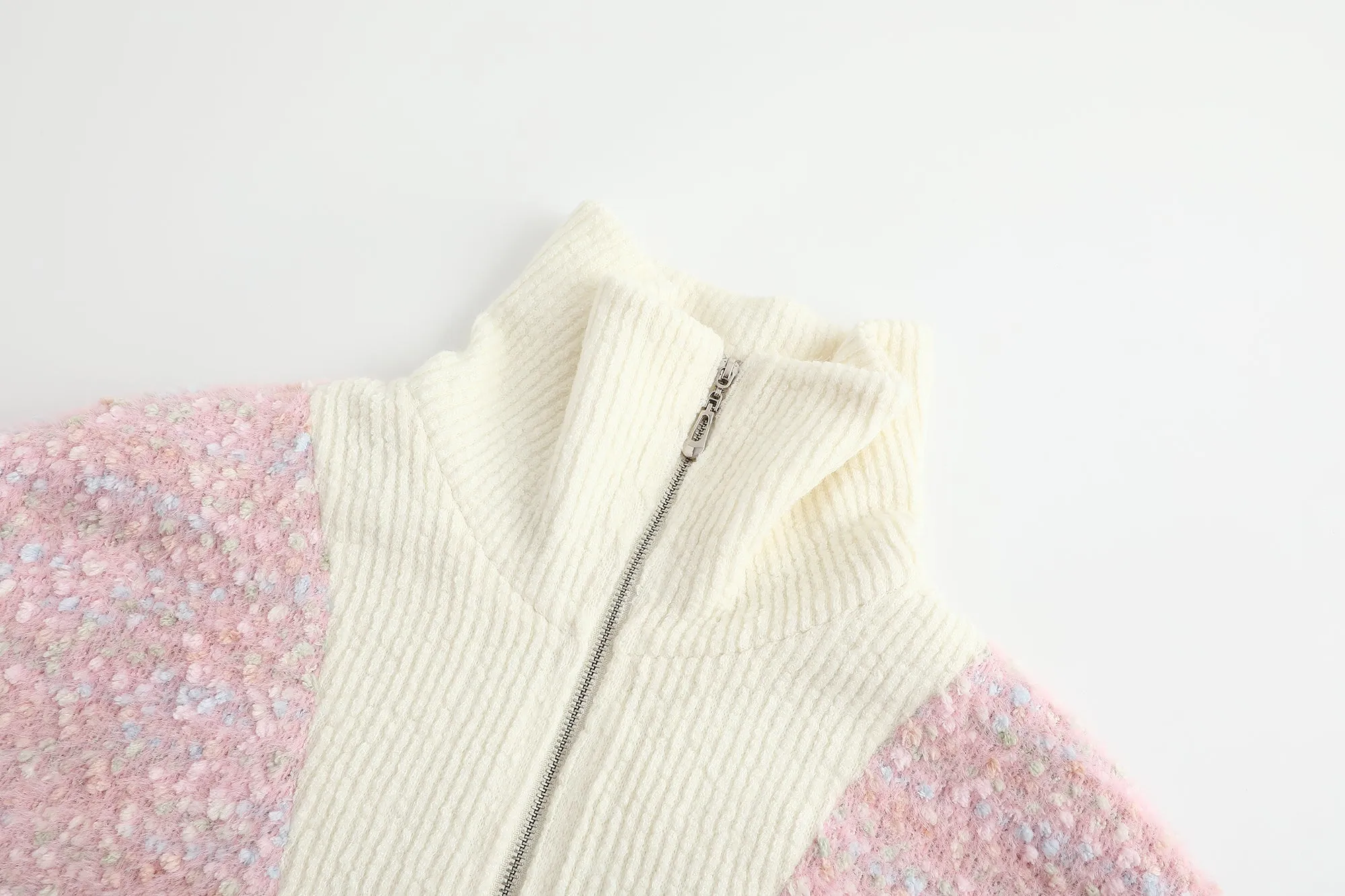 Knitted Cardigan in Pink