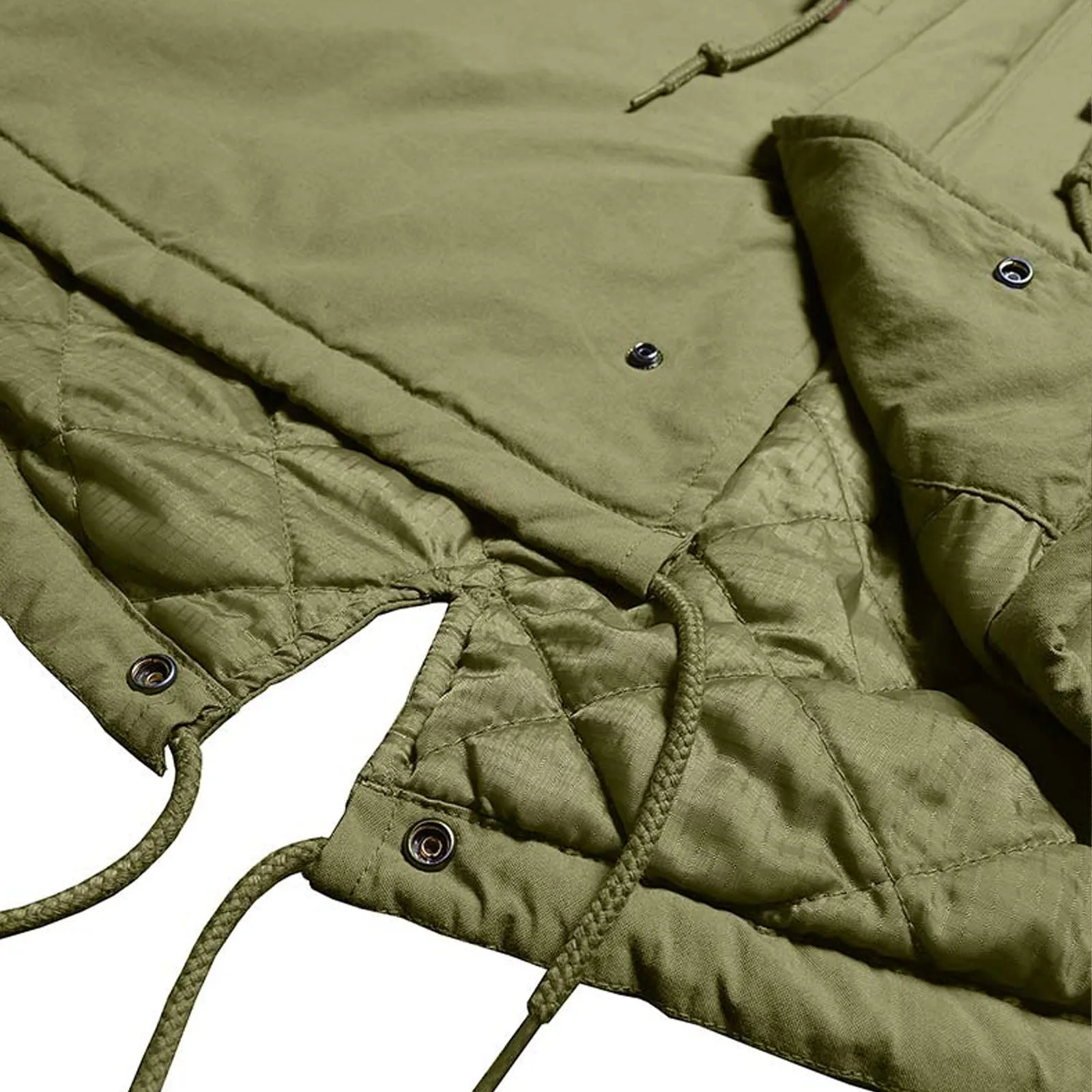 Lambretta Mens M-51 Parka Jacket - Khaki