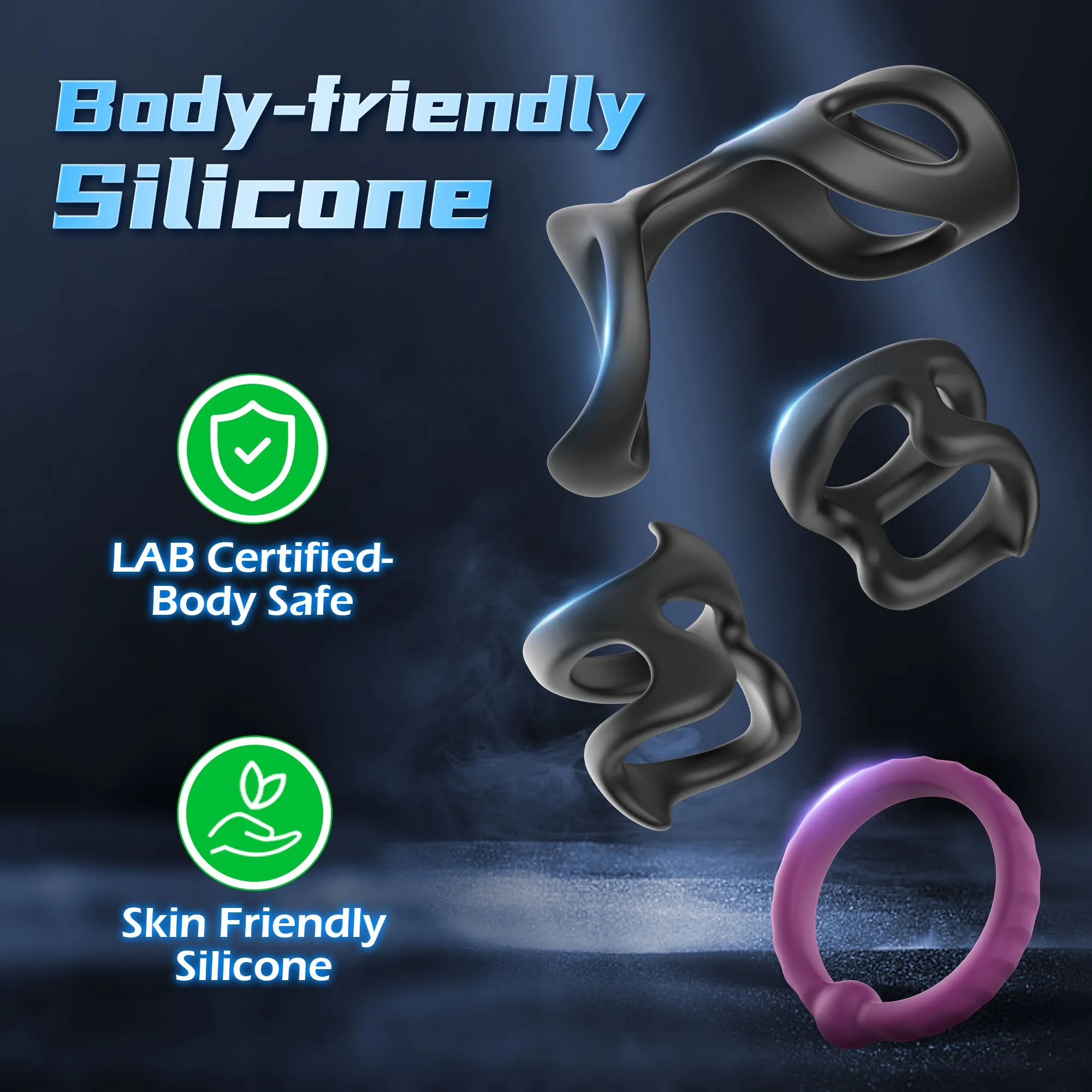 Liquid Silicone Penis Ring Set