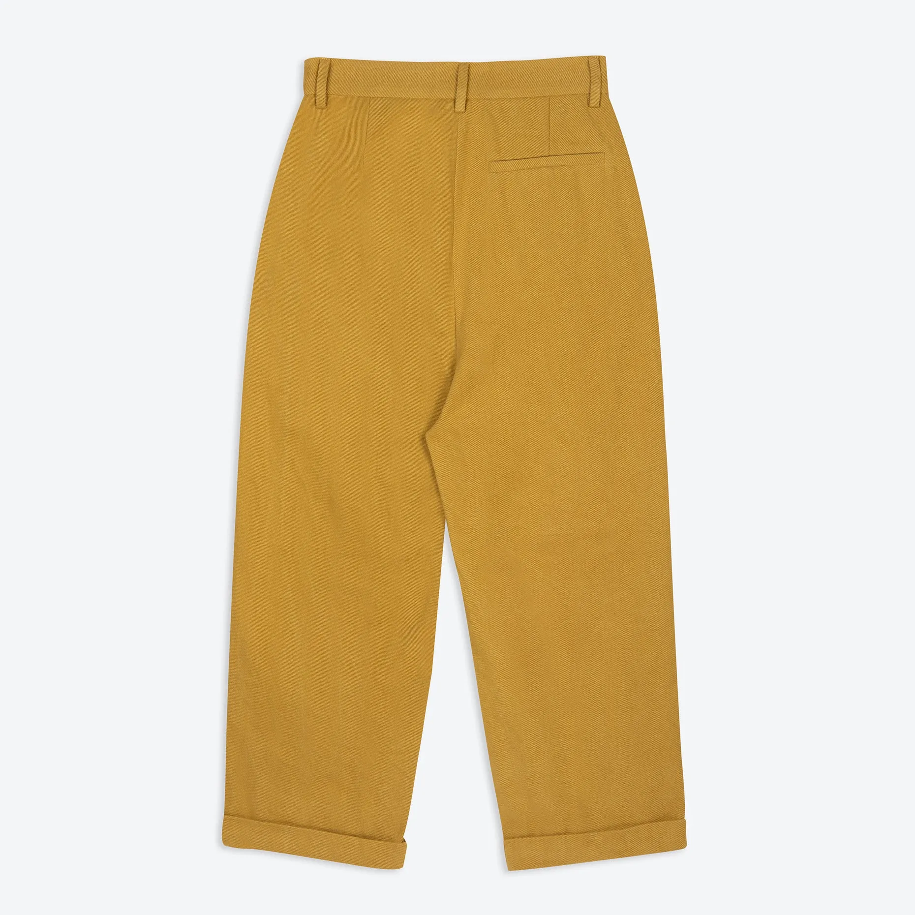 Lowie  Drill Ochre Pleat Front Trouser