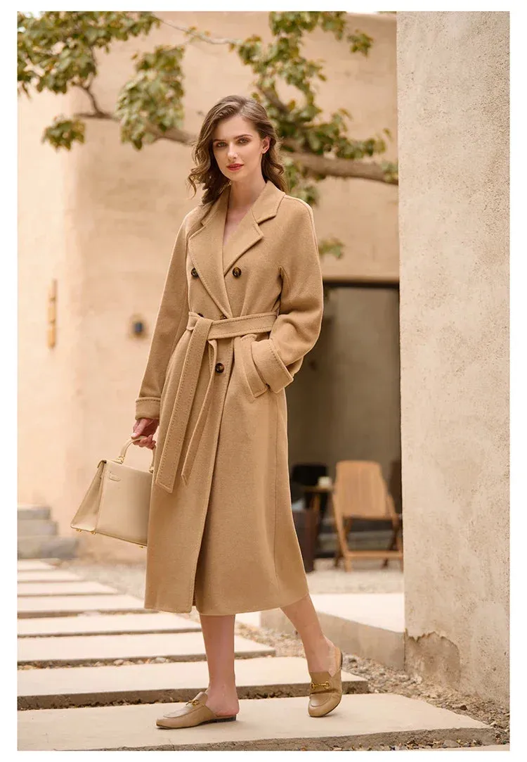 Luxury Cashmere Wool Long Coat