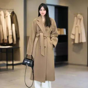 Luxury Cashmere Wool Long Coat