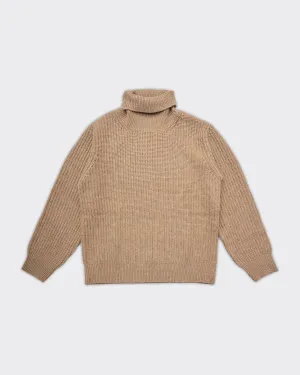 Maglione a Collo Alto Anakin Taupe