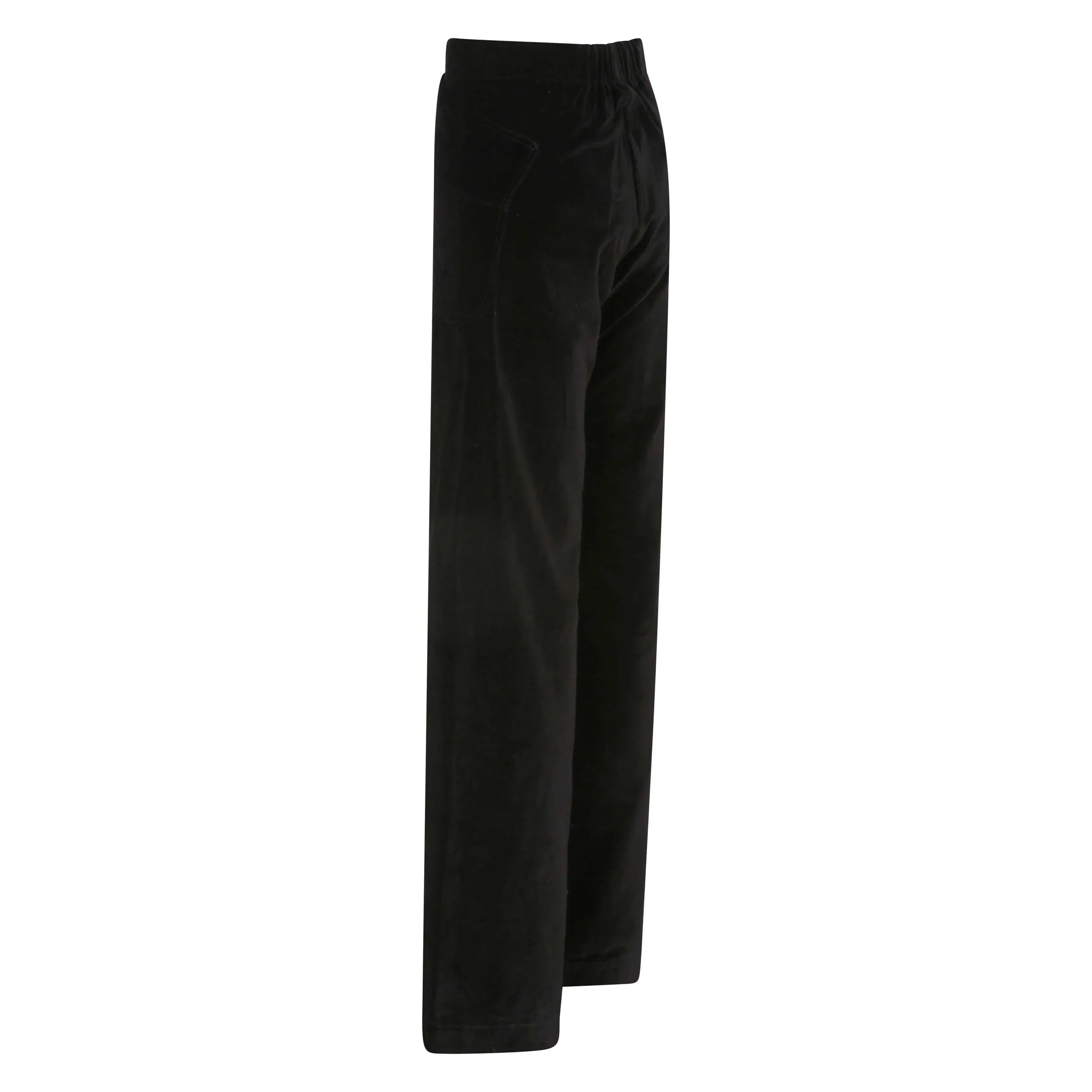 Melrose Trousers Velvet Black