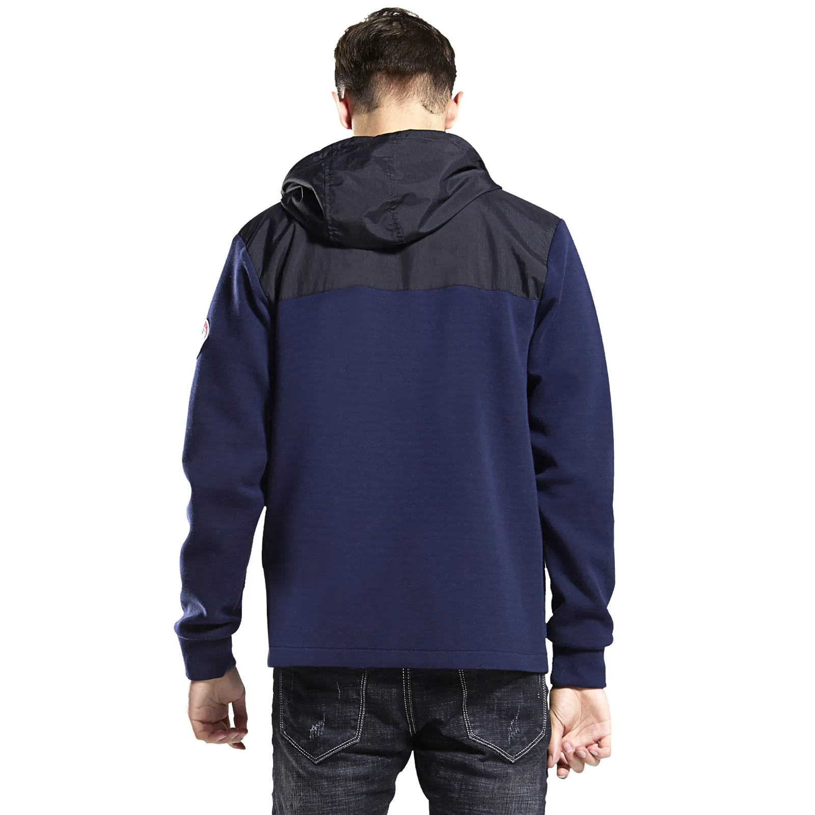 Men's Hoodie Sweatshirt jacket Heather Scuba