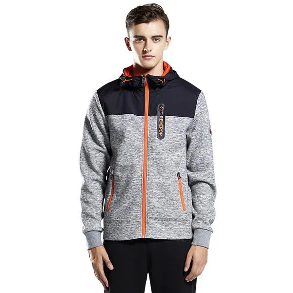 Men's Hoodie Sweatshirt jacket Heather Scuba